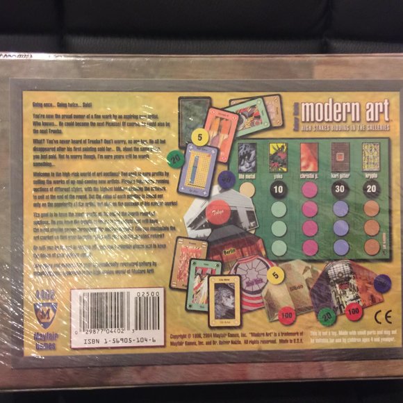 Modern Art Board Game Brande New - Picture 2 of 2